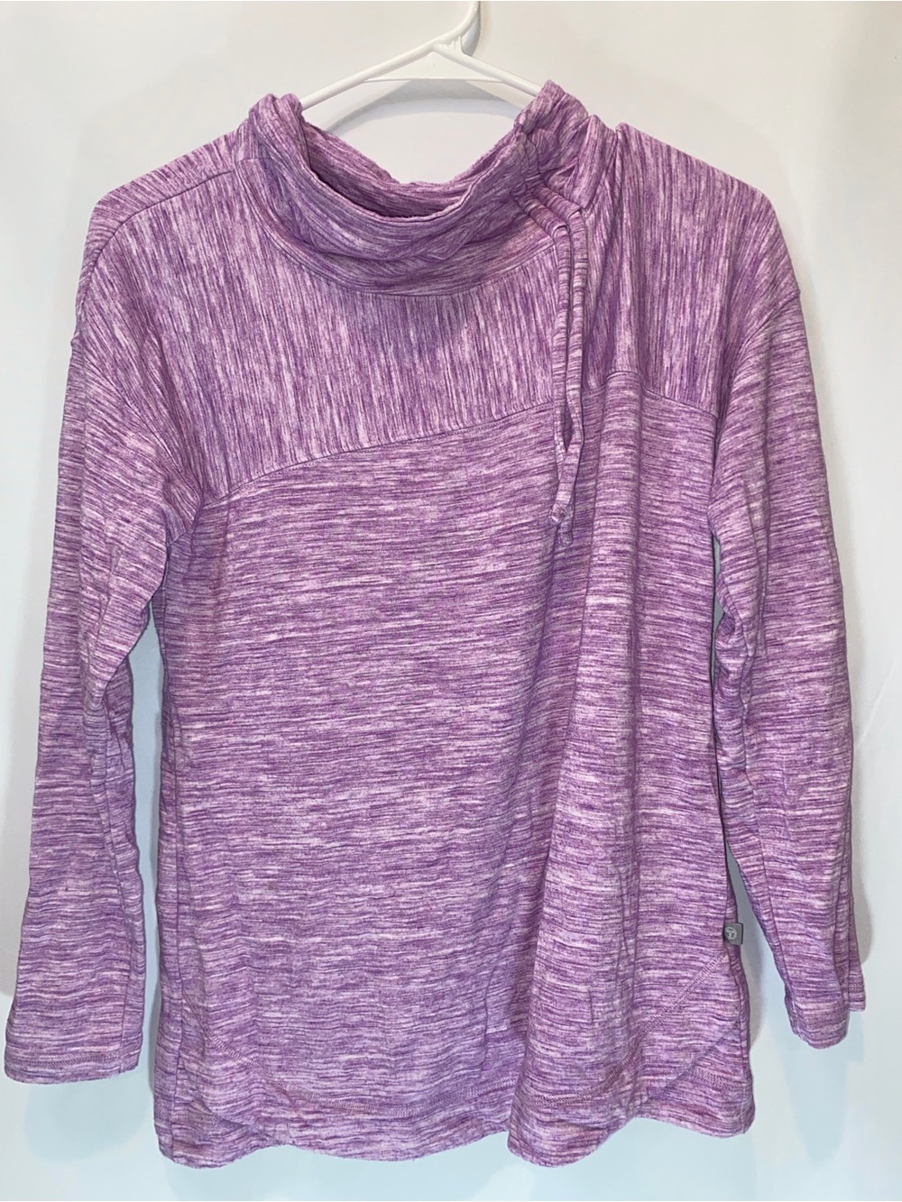 T by Talbots Heathered Lavender Purple Long Sleeve Top